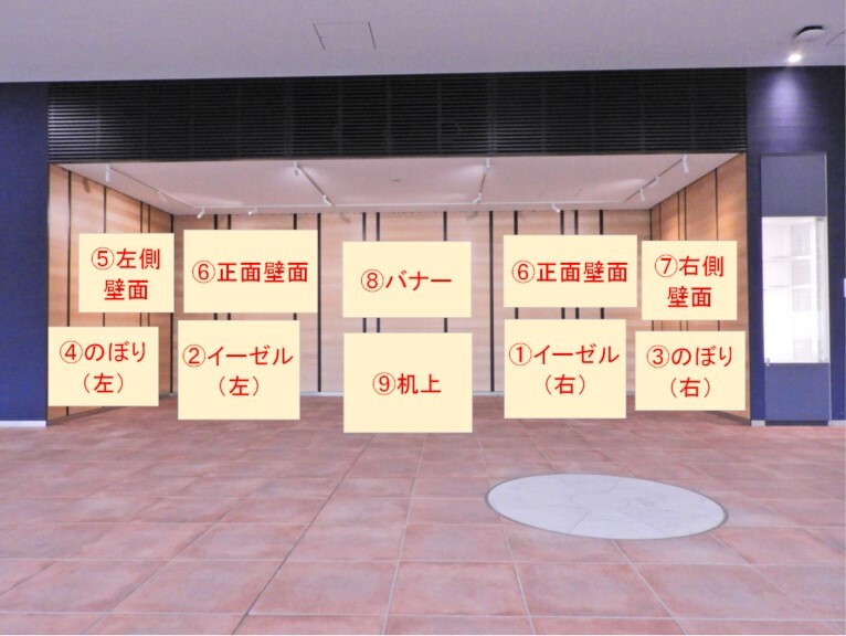 展示コーナーフロアマップ