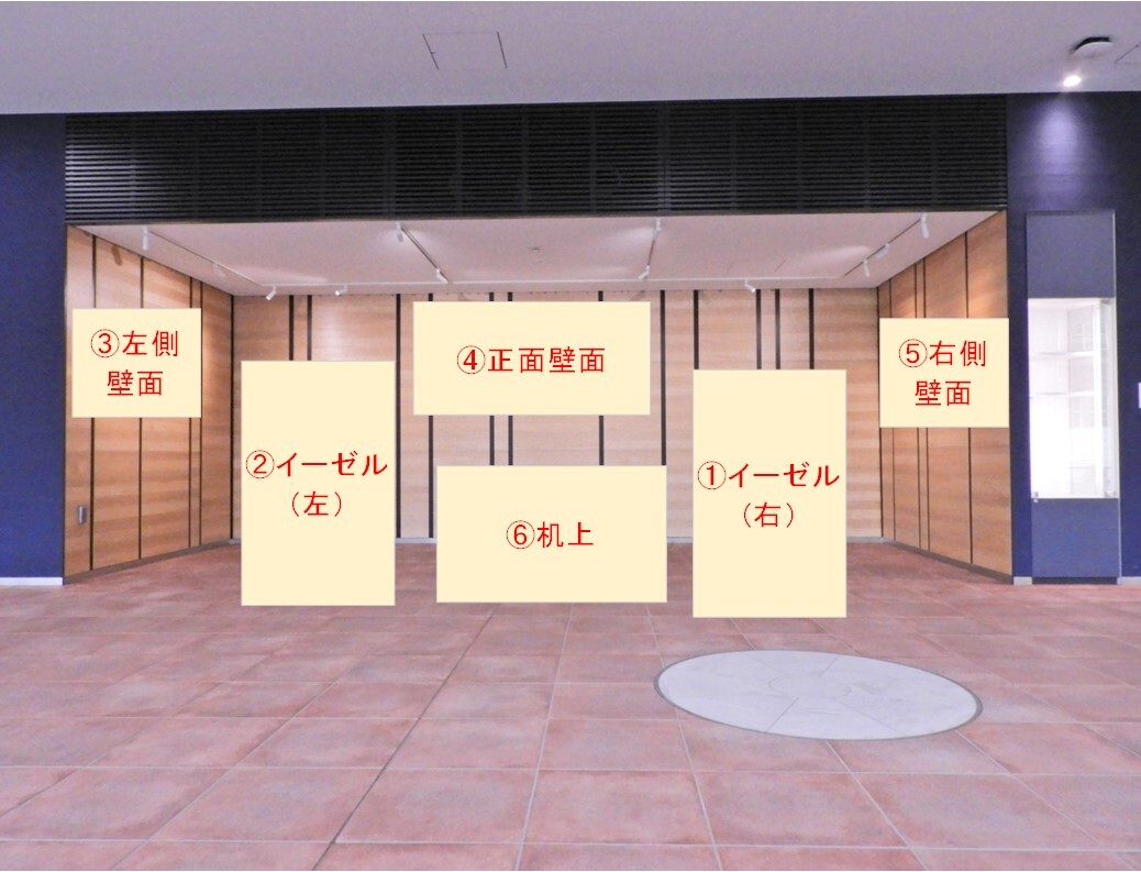 展示コーナーフロアマップ