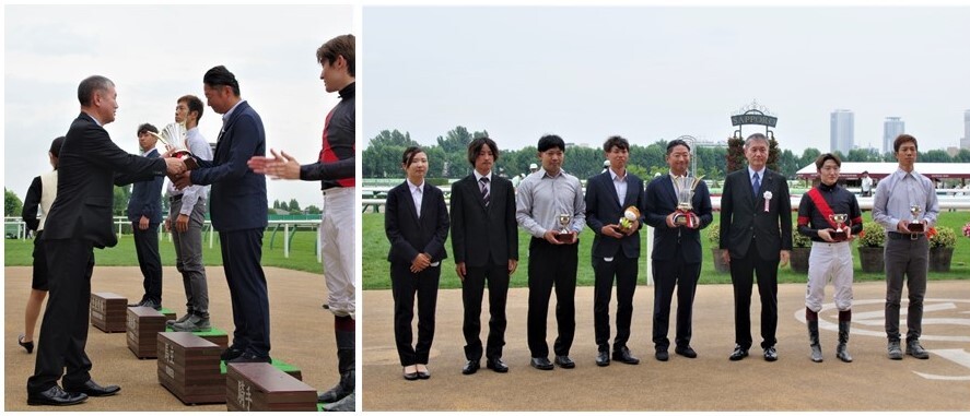 20230730-02 札幌競馬「ポプラステークス」の寄贈賞授与.JPG